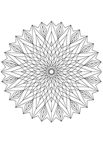 Mandalas Malvorlagen - Seite 48