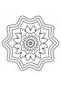 Mandala Blumen Malvorlagen - Seite 67