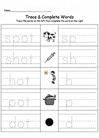 Hojas de actividades de inglés – hoja de actividad 8