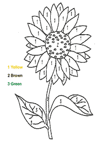 Colorear de a números – Coloreando Página 12