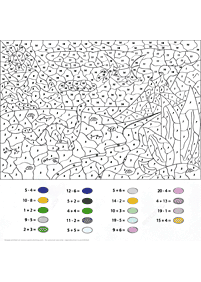 Colorear de a números – Coloreando Página 143