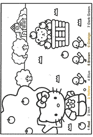 Colorear de a números – Coloreando Página 2