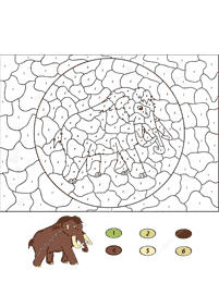 Colorear de a números – Coloreando Página 64