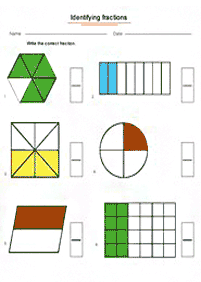 Hojas de actividades de fracciones – hoja de actividad 171