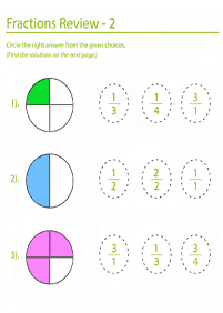 Hojas de actividades de fracciones – hoja de actividad 31