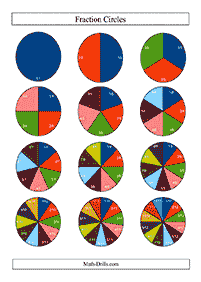 Hojas de actividades de fracciones – hoja de actividad 64