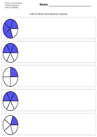 Hojas de actividades de fracciones – hoja de actividad 94