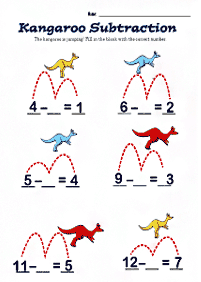 Matemática para niños – hoja de actividad 120