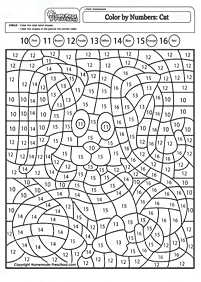 Matemática para niños – hoja de actividad 127