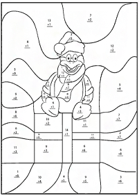 Matemática para niños – hoja de actividad 136