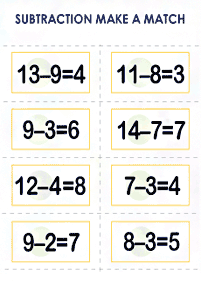 Matemática para niños – hoja de actividad 168