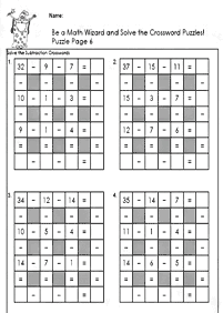 Matemática para niños – hoja de actividad 175