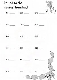 Matemática para niños – hoja de actividad 185