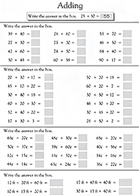 Matemática para niños – hoja de actividad 227