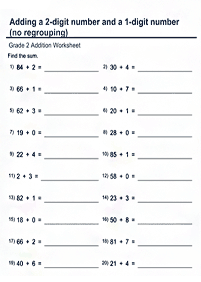 Matemática para niños – hoja de actividad 241