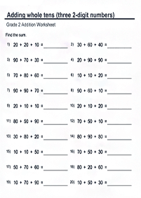 Matemática para niños – hoja de actividad 269