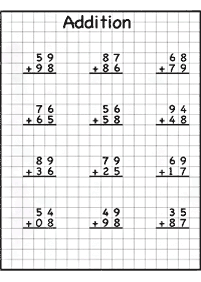 Matemática para niños – hoja de actividad 275