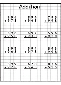 Matemática para niños – hoja de actividad 279