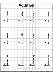 Matemática para niños – hoja de actividad 287