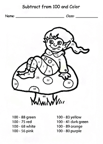 Matemática para niños – hoja de actividad 3