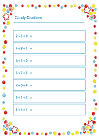 Matemática para niños – hoja de actividad 56