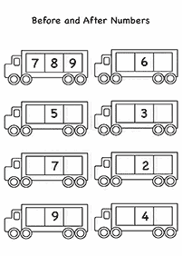 Matemática para niños – hoja de actividad 62