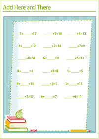 Matemática para niños – hoja de actividad 68