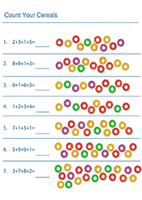 Matemática para niños – hoja de actividad 8