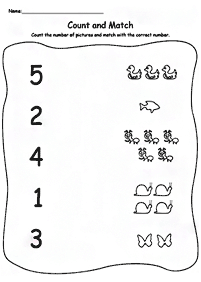 Matemática simple para niños – hoja de actividad 108