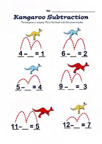 Matemática simple para niños – hoja de actividad 121