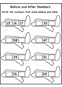 Matemática simple para niños – hoja de actividad 124