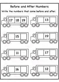 Matemática simple para niños – hoja de actividad 129