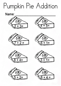 Matemática simple para niños – hoja de actividad 135