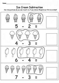 Matemática simple para niños – hoja de actividad 14