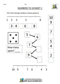 Matemática simple para niños – hoja de actividad 147