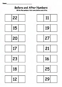 Matemática simple para niños – hoja de actividad 166