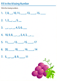 Matemática simple para niños – hoja de actividad 177