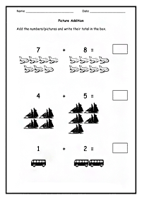 Matemática simple para niños – hoja de actividad 182