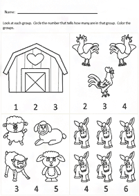 Matemática simple para niños – hoja de actividad 191