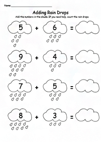 Matemática simple para niños – hoja de actividad 196