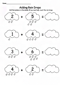 Matemática simple para niños – hoja de actividad 204