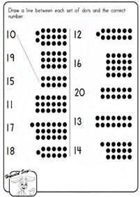 Matemática simple para niños – hoja de actividad 34