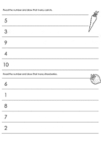 Matemática simple para niños – hoja de actividad 37