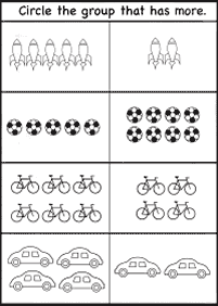 Matemática simple para niños – hoja de actividad 45