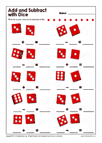 Matemática simple para niños – hoja de actividad 51