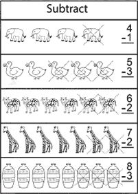 Matemática simple para niños – hoja de actividad 60