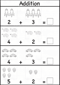 Matemática simple para niños – hoja de actividad 70