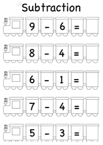 Matemática simple para niños – hoja de actividad 82