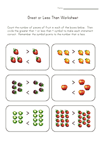 Matemática simple para niños – hoja de actividad 95