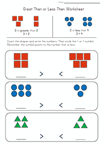 Matemática simple para niños – hoja de actividad 96